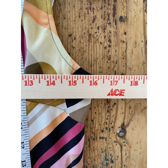 Connected Womens Geometric Print Sleeveless Dress 10 Multicolor Modern Style - Picture 5 of 6